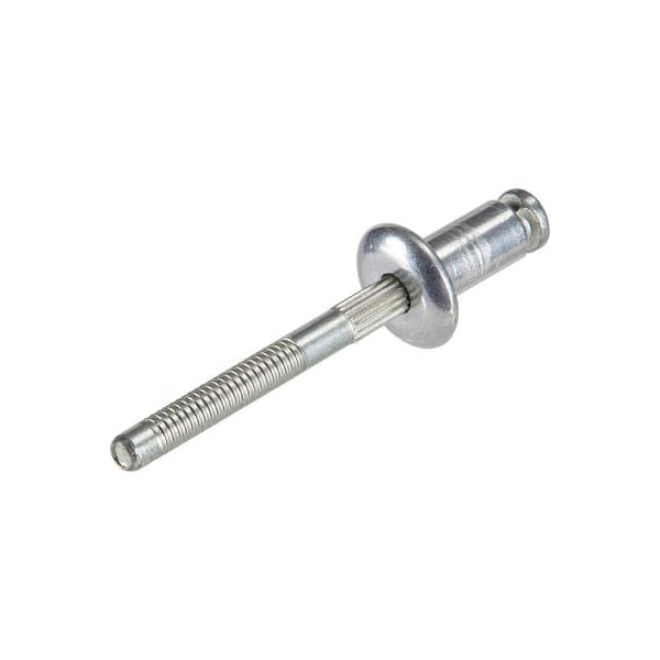 Structural T Rivet - 1/4 - .520 - .620 Grip Range - Aluminum/Steel - Pkg of 100